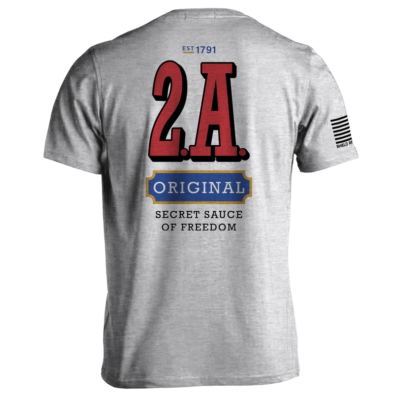 2.A. Secret Sauce Of Freedom|Tee|Comfort Colors Pocket Tee|Comfort Colors Long Sleeve|Sport Grey|White|Ivory