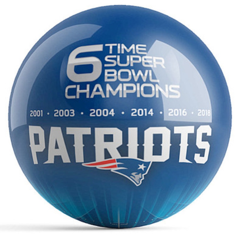OTBB Super Bowl LIII Champions Patriots Bowling Ball