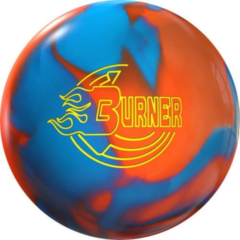900Global Burner Solid Orange/Teal Bowling Ball