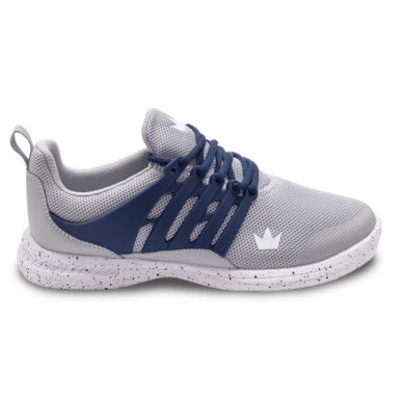 Brunswick Avalanche Mens Bowling Shoes Grey/Navy