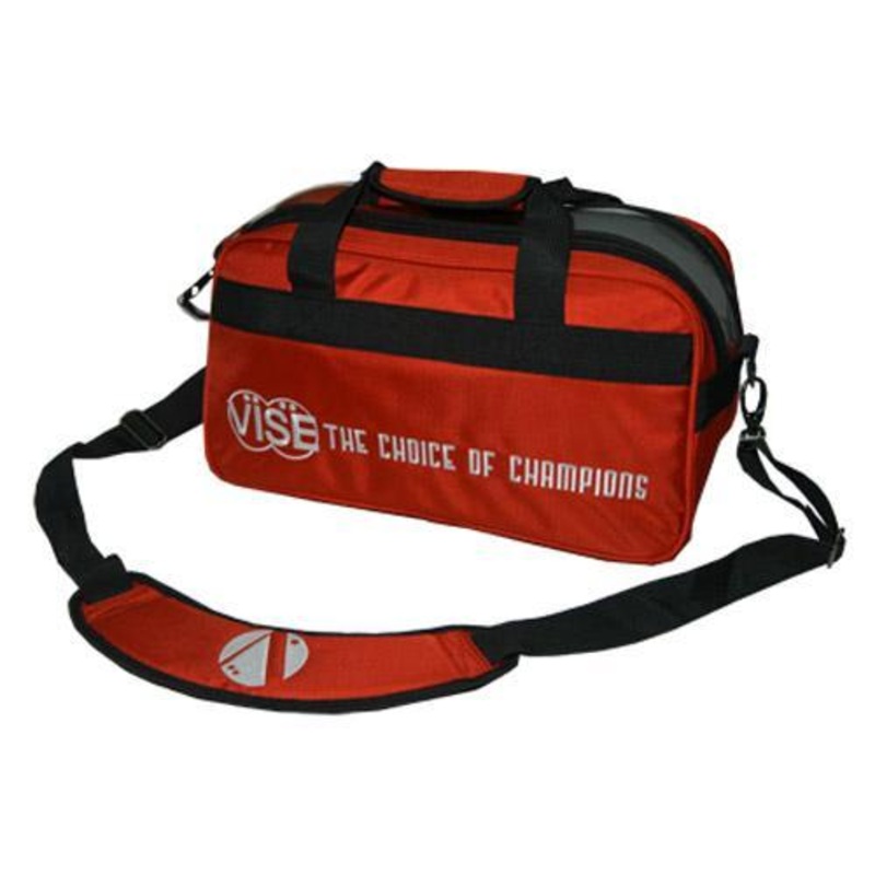 Vise 2-Ball Clear Top Tote – Red