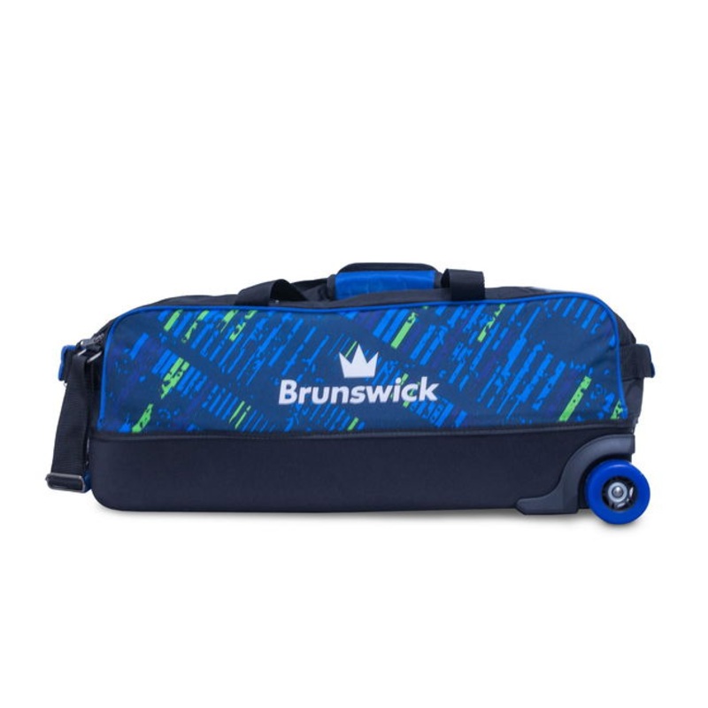 Brunswick Punisher Triple Tote Blue/Green