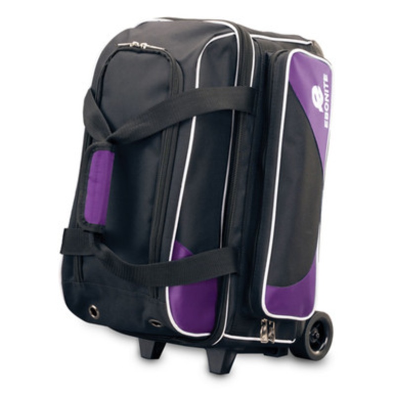 Ebonite Transport 2 Ball Roller Bag Purple