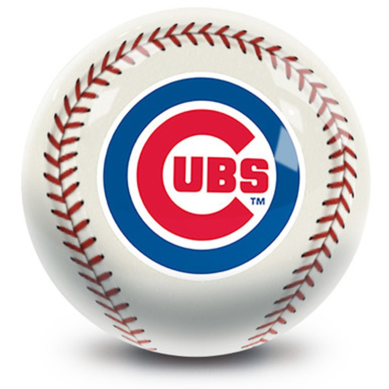 OTBB Chicago Cubs Baseball Bowling Ball
