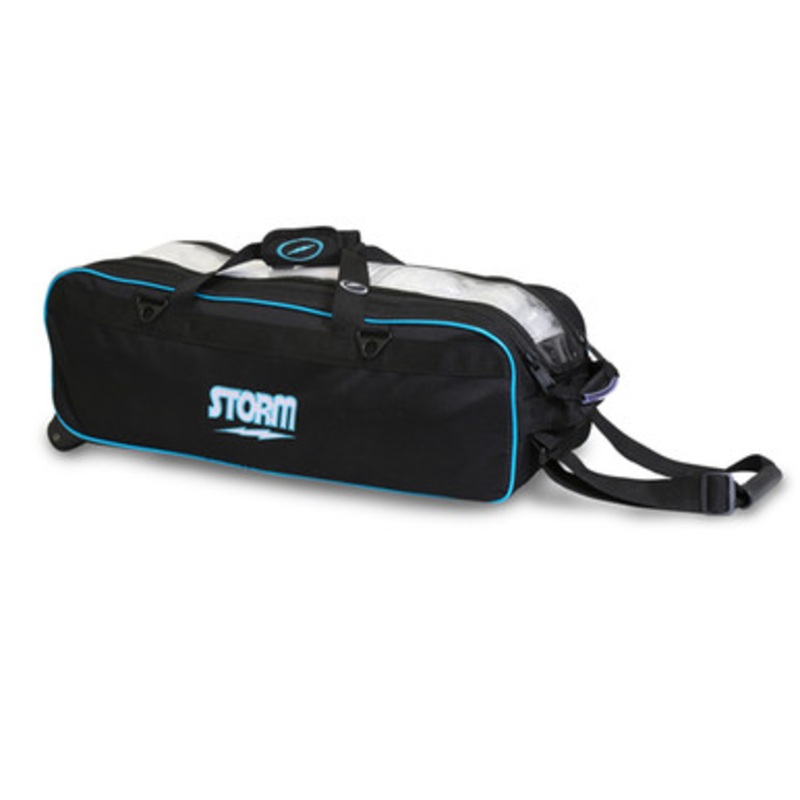Storm Tournament 3-Ball Bowling Tote Bag Black/Blue