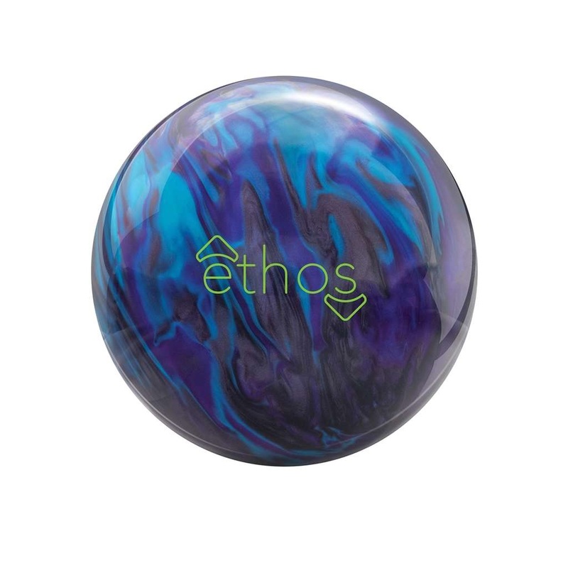 Brunswick Ethos Bowling Ball – Purple/Sky/Carbon