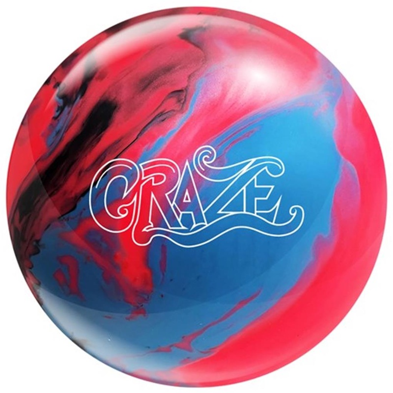 Swag Craze Pearl Bowling Ball – Sky Blue/Pink/Black
