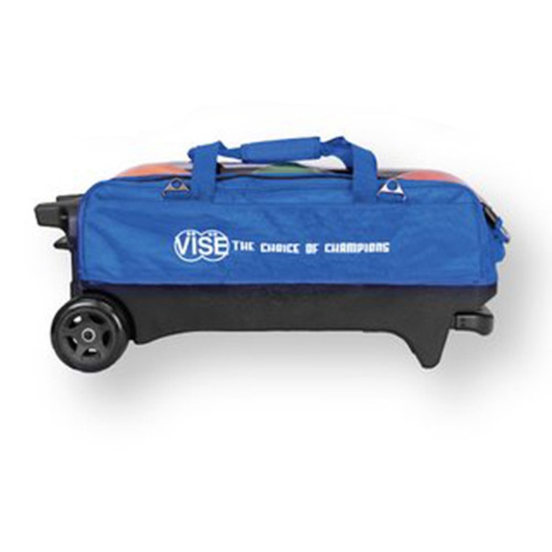 Vise 3 Ball Tournament Roller Bowling Bag – Blue
