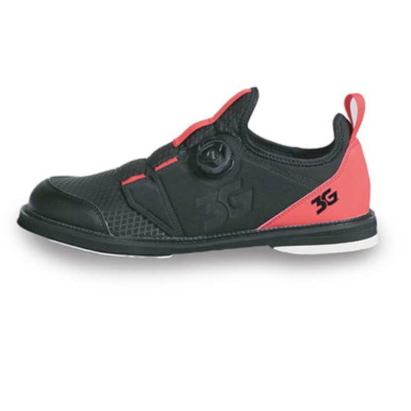 3G Speed Dial + Mens Bowling Shoes Black/Red Right Hand Medium
