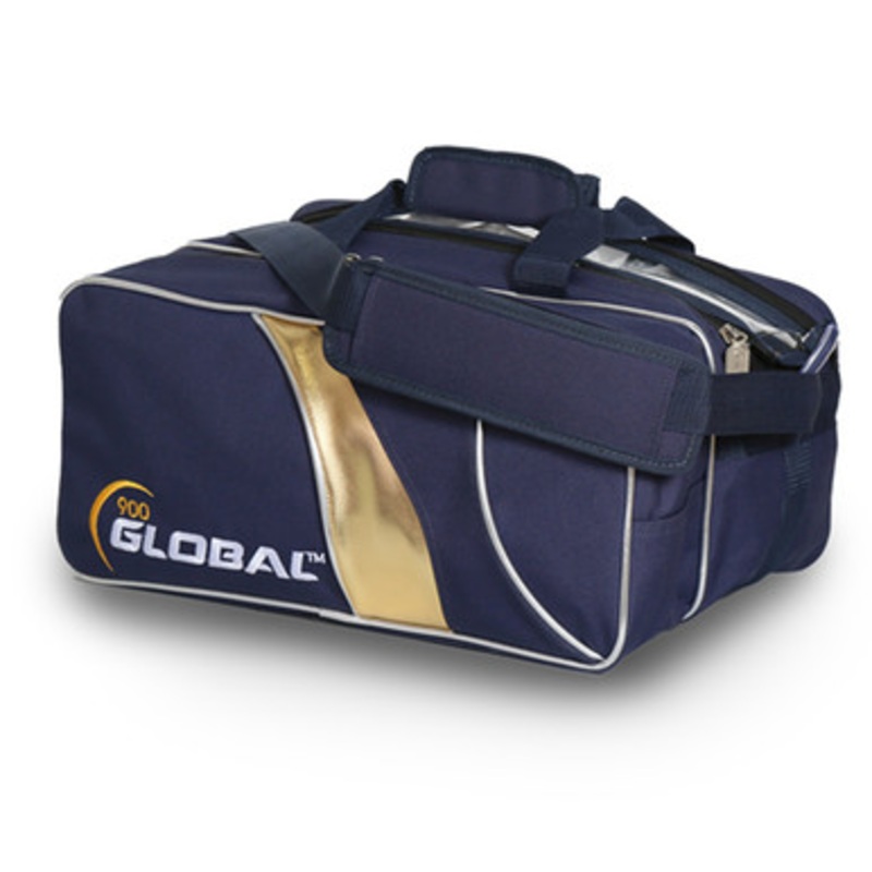 900 Global 2 Ball Travel Tote Blue/Gold