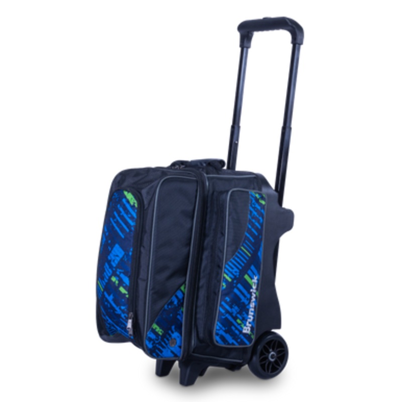 Brunswick Punisher 2 Ball Roller Bag Blue/Green