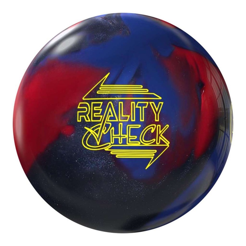 900 Global Reality Check Bowling Ball – Black/Indigo/Maroon