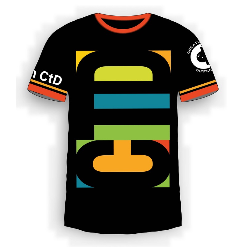 Vertical Bold Type Jersey
