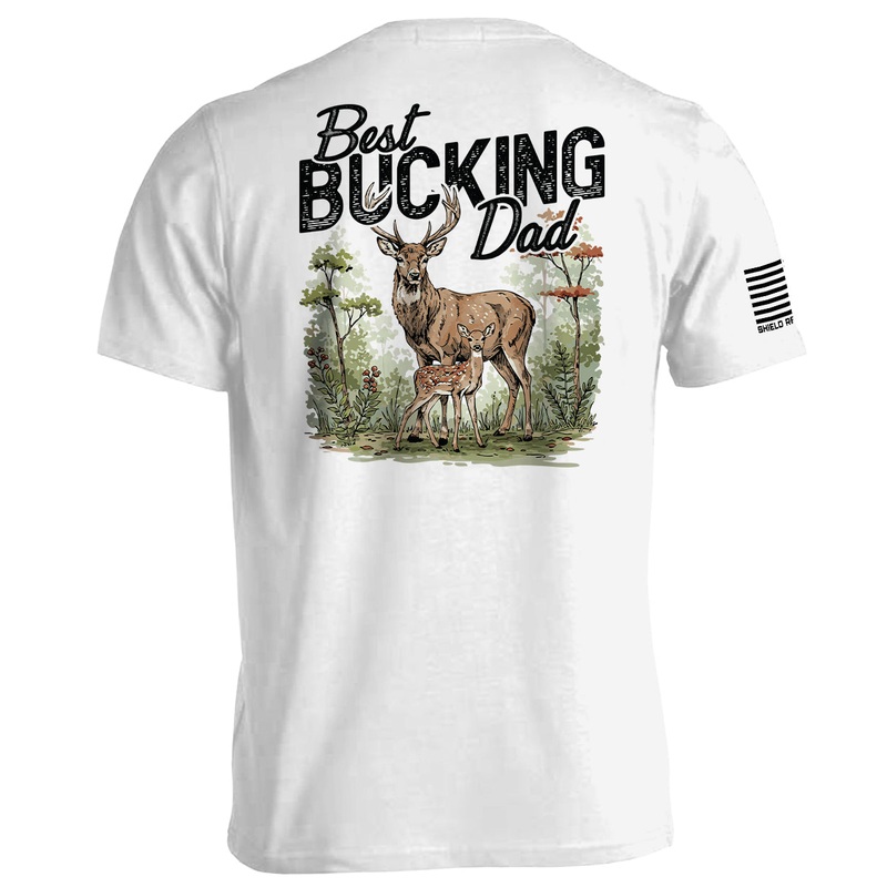 Best Bucking Dad|Tee|Comfort Colors Pocket Tee|Comfort Colors Long Sleeve|Hoodie|Tan|Black|White|Bay|Ivory|Sand