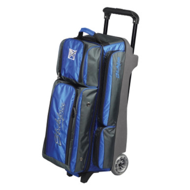 KR Strikeforce Konvoy 3 Ball Roller Bag Royal/Smoke