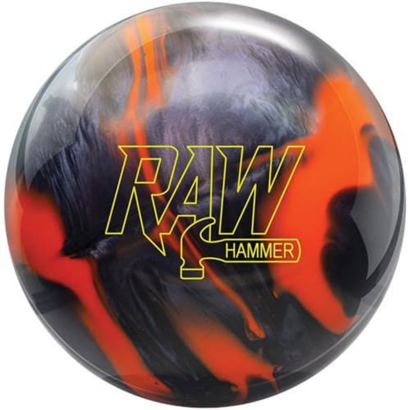 Hammer Raw Hybrid Orange/Black Bowling Ball
