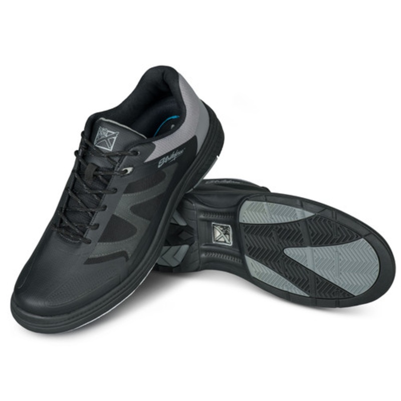 KR Strikeforce Men’s Epic Bowling Shoes – Black/Charcoal – Right Hand