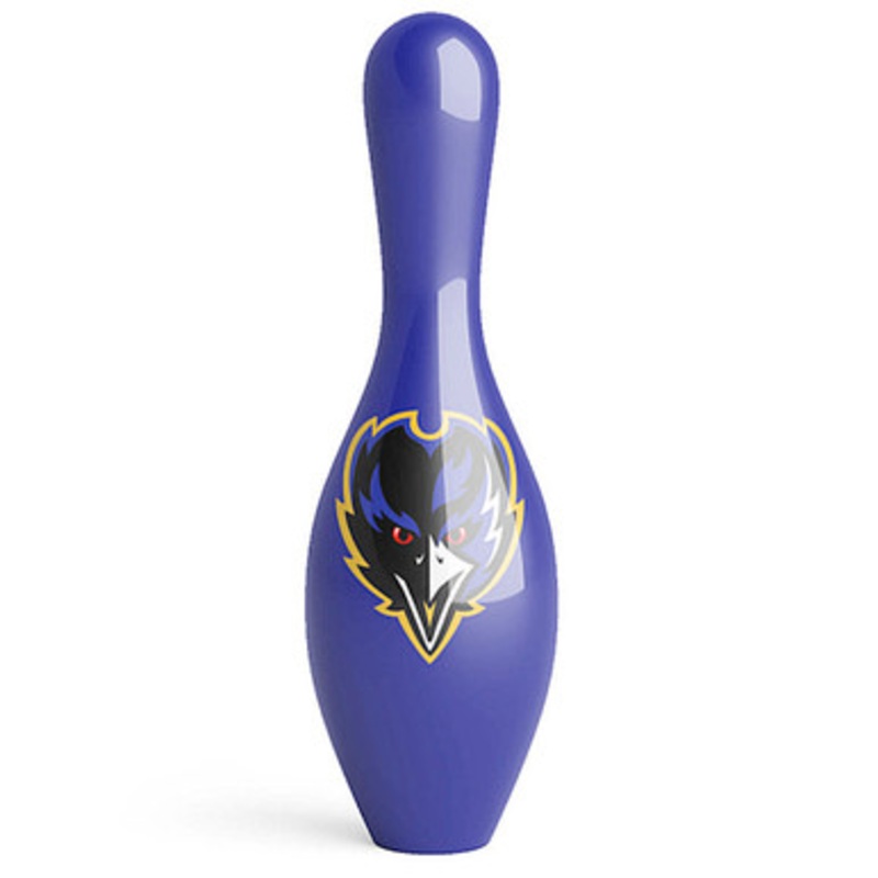 OTBB NFL Team Logo Baltimore Ravens Bowling Pin