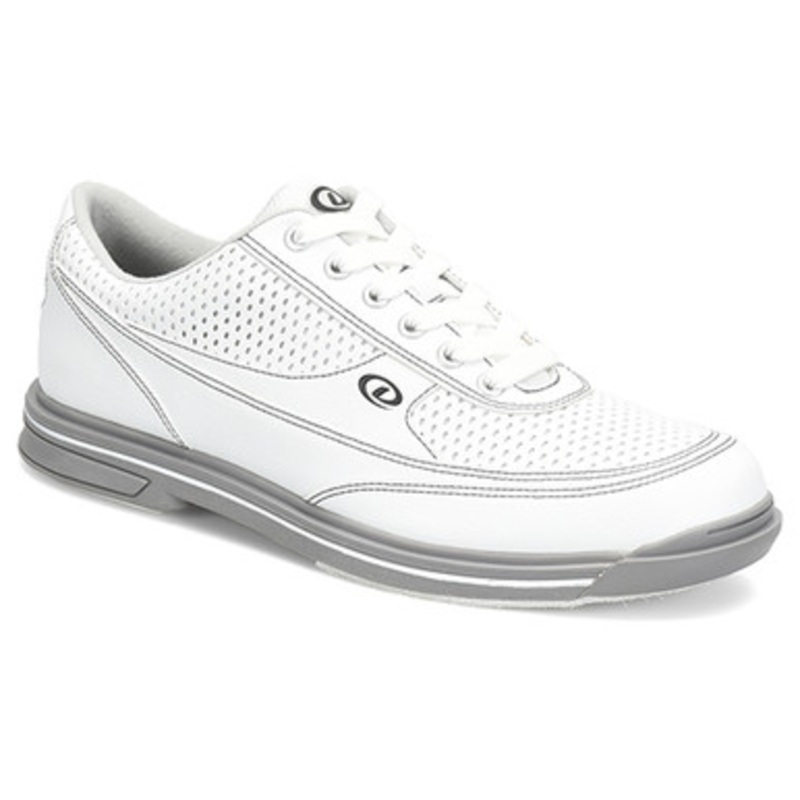 Dexter Turbo Pro Bowling Shoes White/Grey WIDE WIDTH