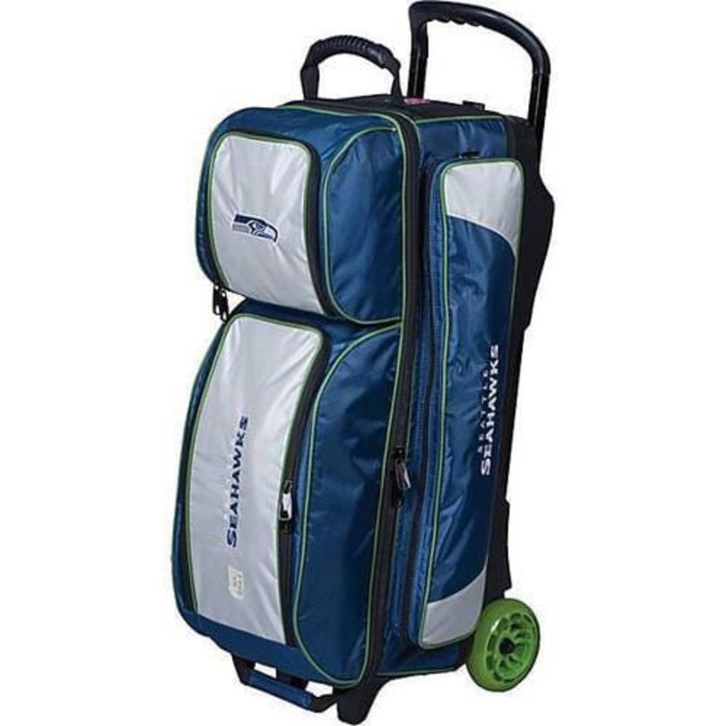 NFL Seattle Seahawks Triple Roller Bowling Bag