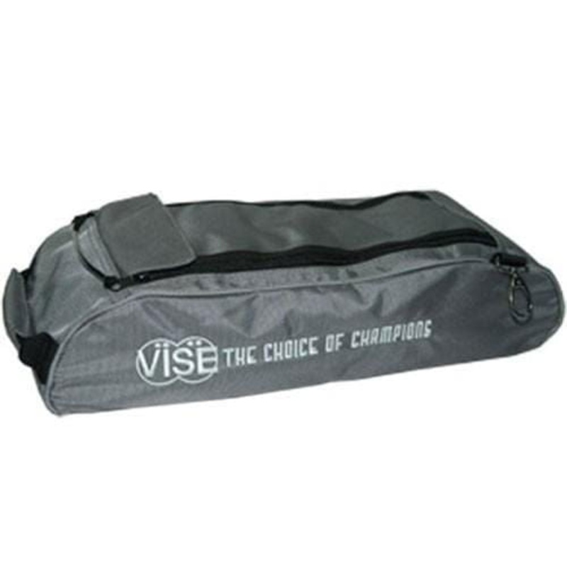 Vise 3 Ball Add-On Shoe Bag – Grey Bowling Bag