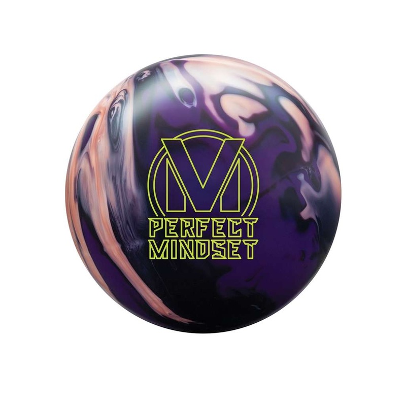 Brunswick Perfect Mindset Bowling Ball  – Black/Purple/Melon