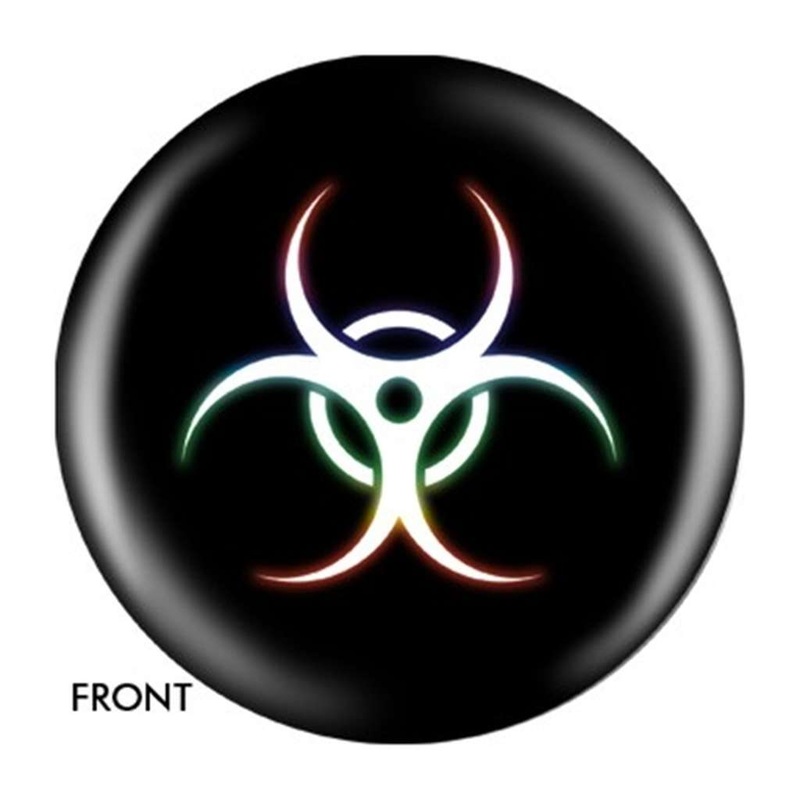 Biohazard Themed Bowling Ball