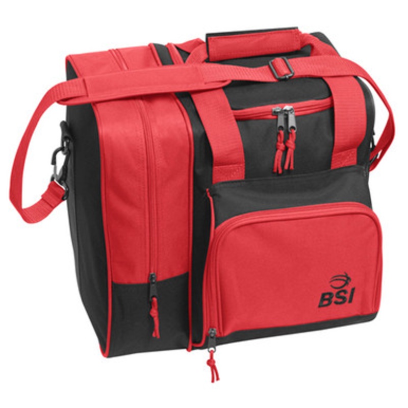 BSI Deluxe Single Ball Tote Bag Black/Red