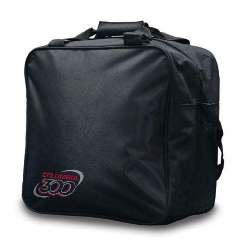 Columbia 300 White Dot Single Tote Black Bowling Bag