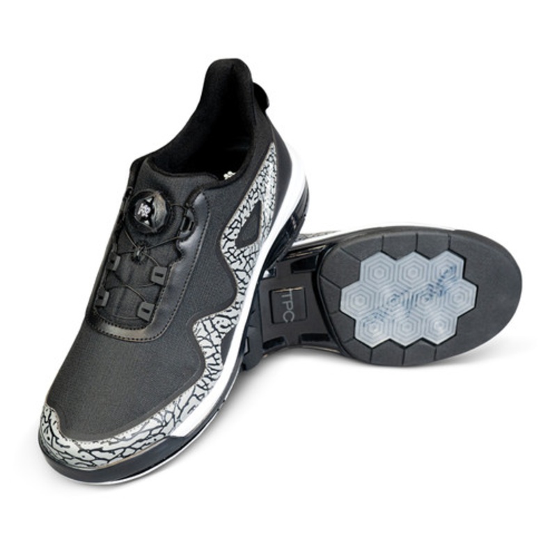 KR Strikeforce Men’s TPC Gladiator Bowling Shoes – Right Hand – Black/Stone – Wide