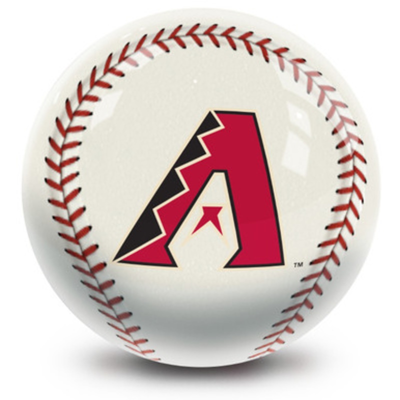 OTBB Arizona Diamondbacks Baseball Bowling Ball