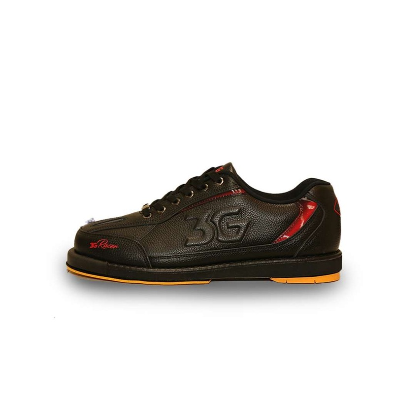 3G Men’s Racer Right Hand Bowling Shoes – Black/Red