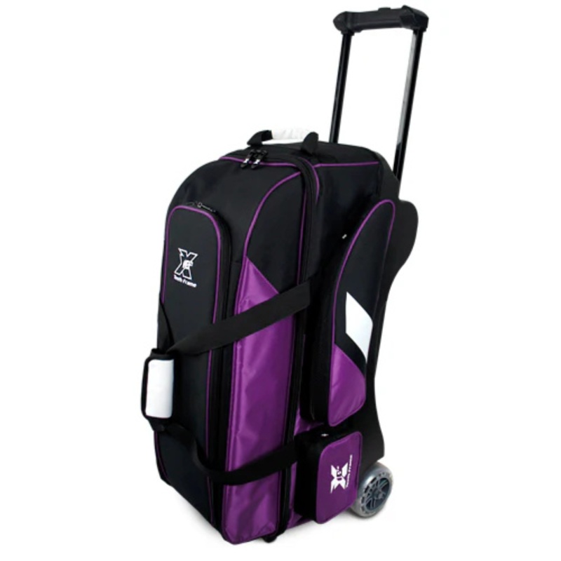 Tenth Frame Deluxe Triple Roller Purple Bowling Bags