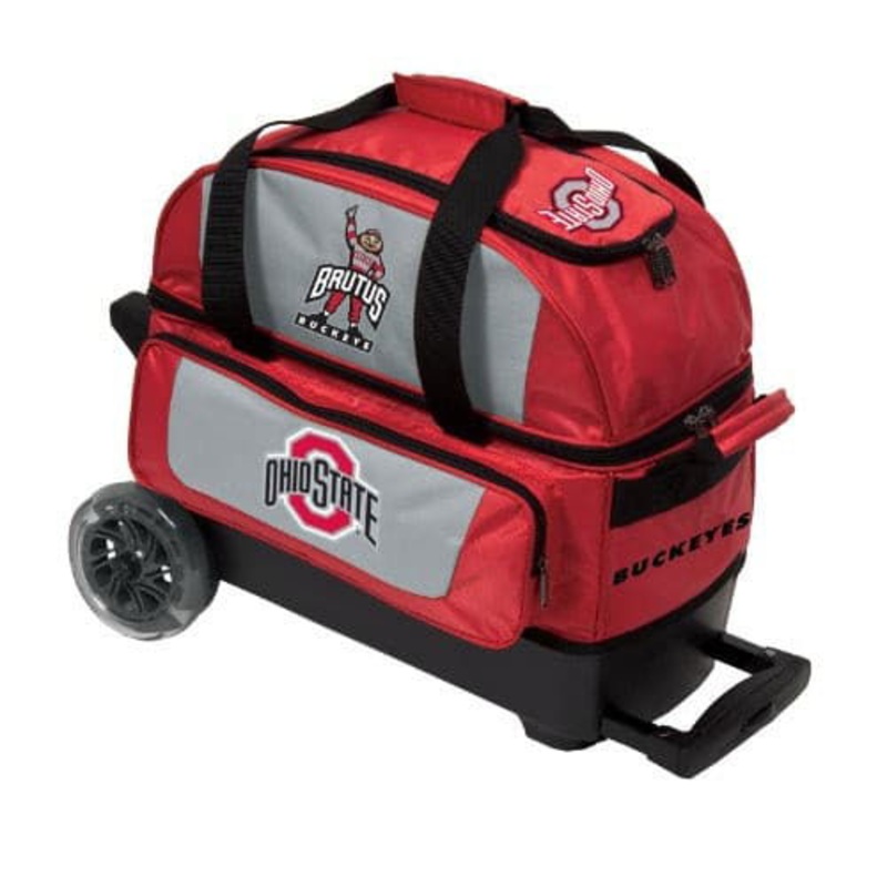 NCAA Ohio State Two Ball Roller Bowling Bag