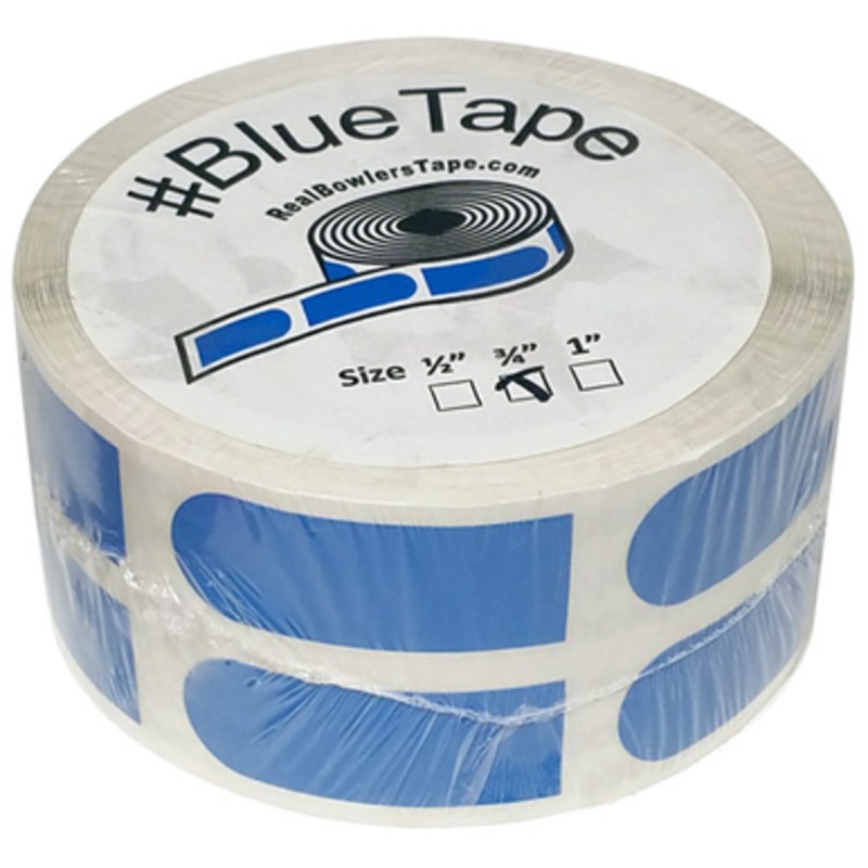 Real Bowlers Tape Blue Smooth 3/4 Bowling Tape – 500 Pieces