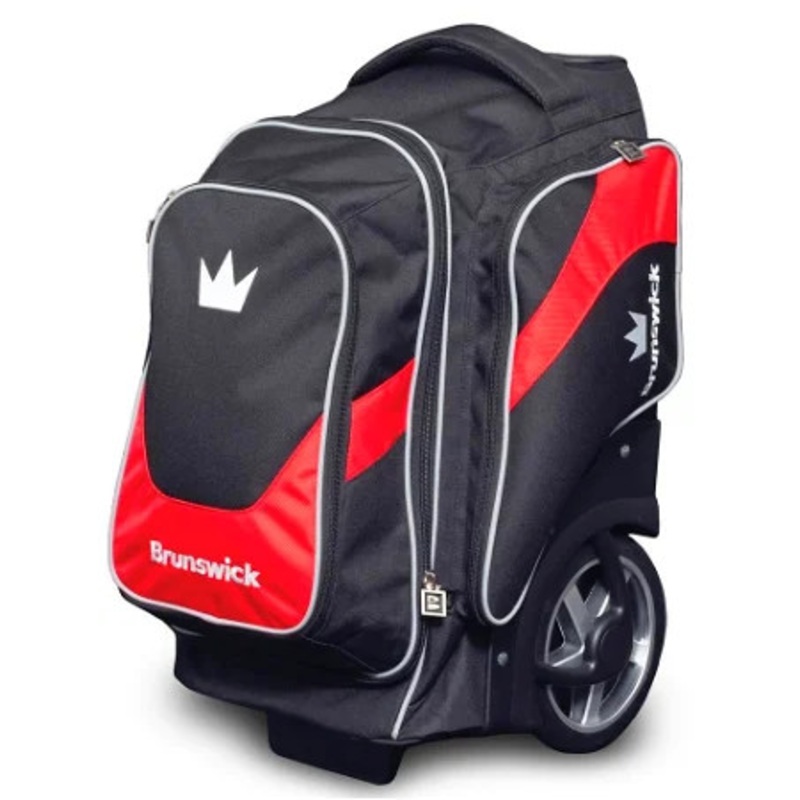 Brunswick Charger Double Roller Bowling Bag – Red