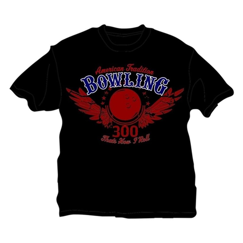 That’s How I Roll Bowling T-Shirt – Black