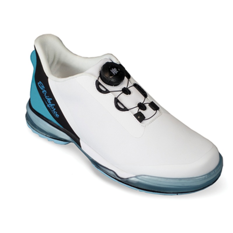KR Strikeforce Unisex TPC Hype Bowling Shoes White/Black/Sky Right Hand Medium