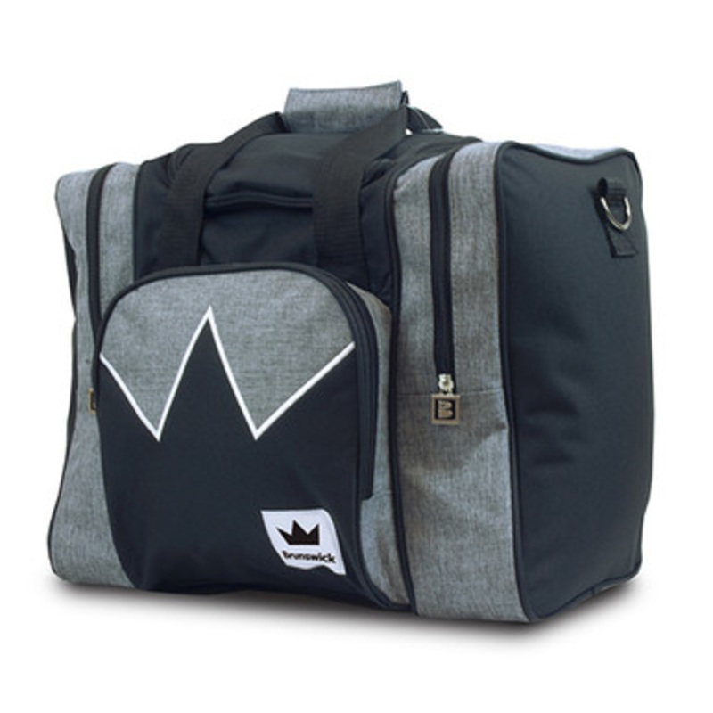 Brunswick Edge Single Tote Bag Grey/Black