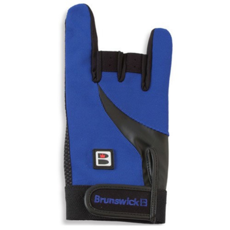 Brunswick Grip All Bowling Glove – Black/Blue