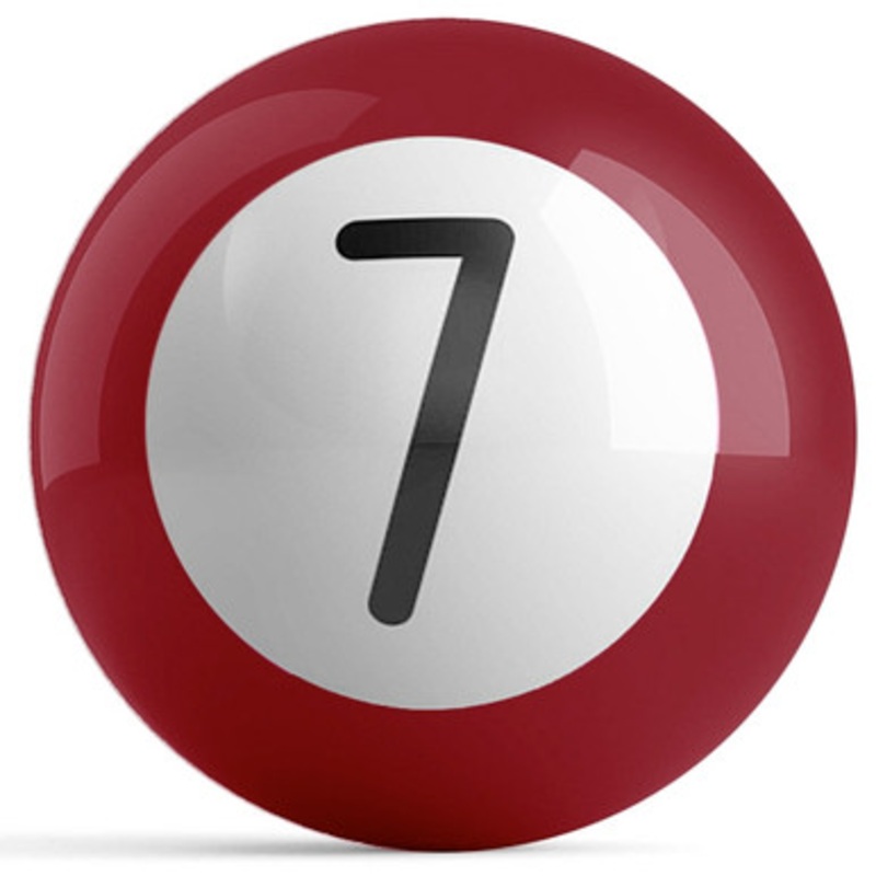 OTBB 7 Ball Burgundy Bowling Ball