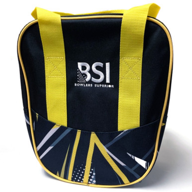 BSI Nova Single Ball Tote Bag Yellow/Black Print