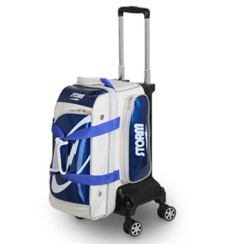 Storm Rolling Thunder 2 Ball Signature Bowling Bag White/Blue