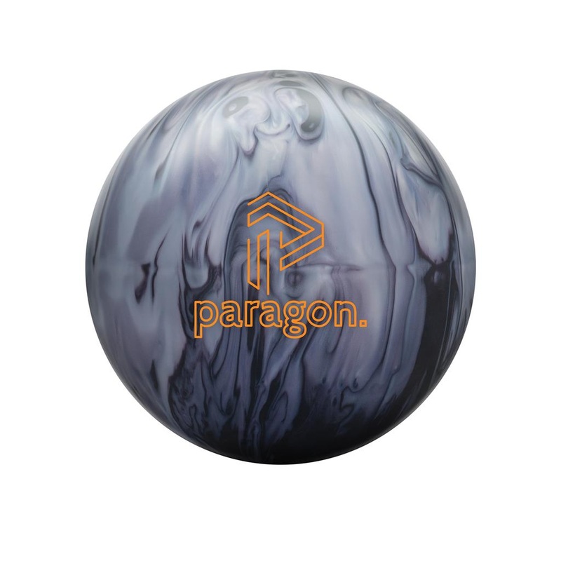 Track PRE-DRILLED Paragon Shadow Bowling Ball – Black/Ice/Smoke (This item includes a free Bowlerstore Rubber Shammy- Colors will vary for the shammy)