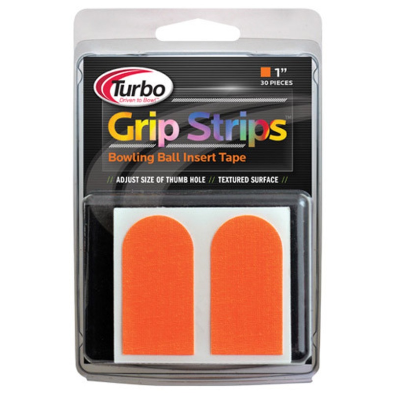 Turbo Neon Orange Textured Grip Strips 1 Bowling Tape