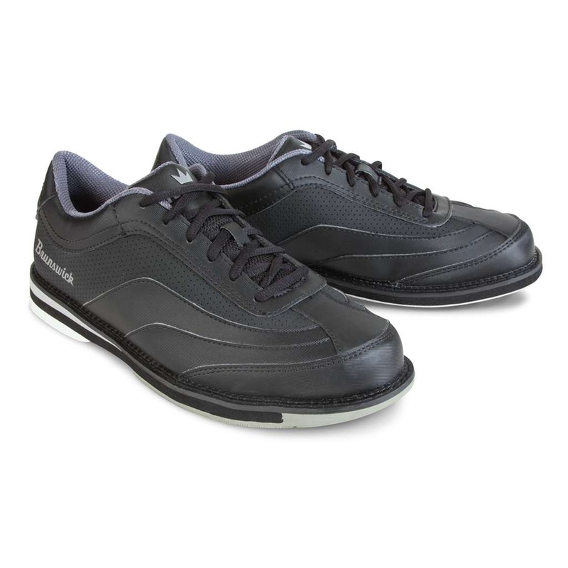 Brunswick Mens Rampage Bowling Shoes Wide Width- Black