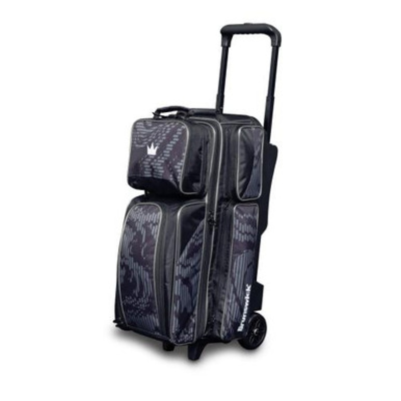Brunswick Punisher 3 Ball Roller Bag Grey