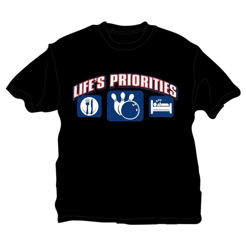 Life Priorities Eat Bowl Sleep T-Shirt