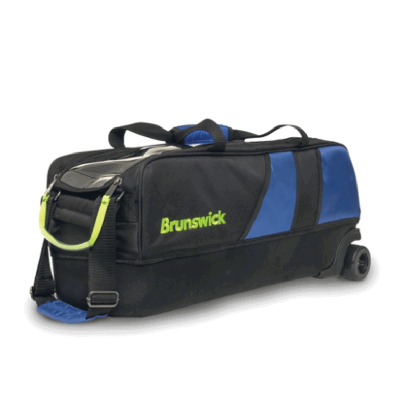 Brunswick Quest 3 Ball Tote Bowling Bag Black