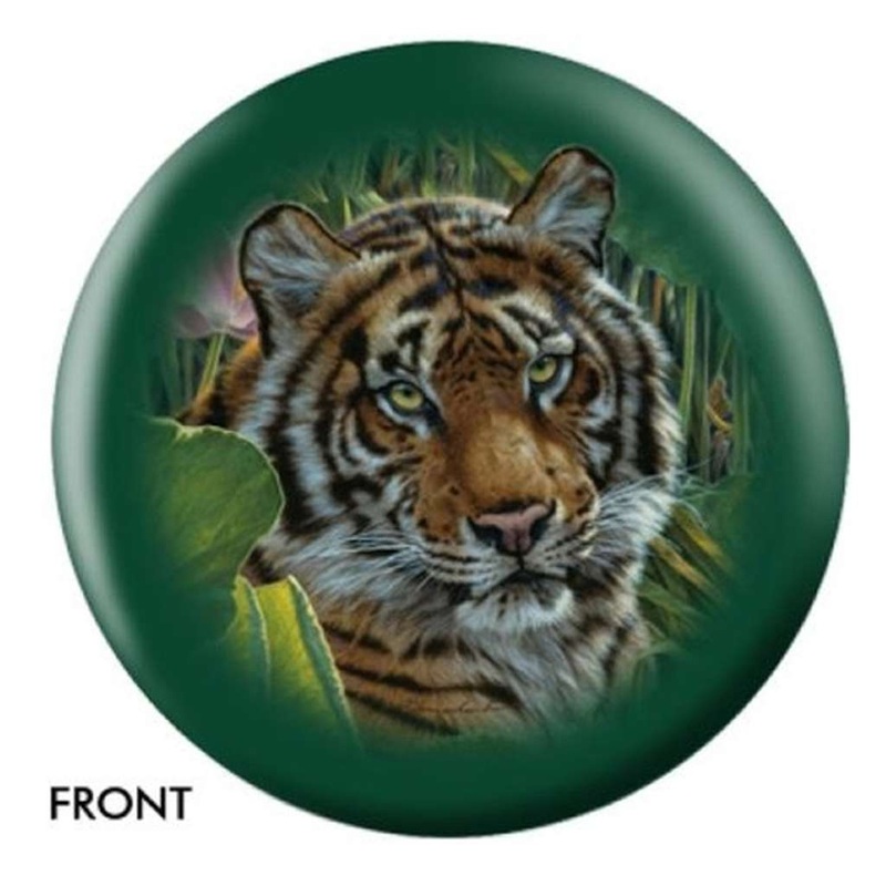 African Tiger Bowling Ball- By Lee Kronschroeder